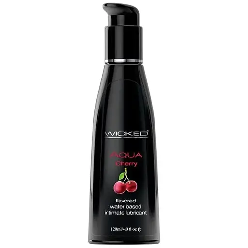 Лубрикант на водній основі Wicked Sensual Care Aqua cherry flavored 120 мл