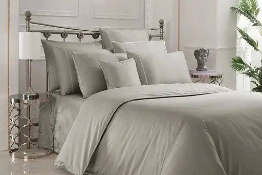 Постільна білизна Sartoria bej Сатин Преміум Sarev pbe0051695 - фото 1