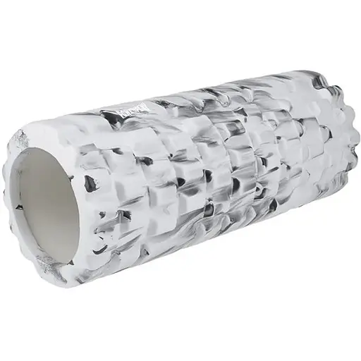 Масажний ролик (роллер) PowerPlay 4025 Massage Roller Сіро-чорний 33x15 см (PP_4025_Grey/Black) - фото 1