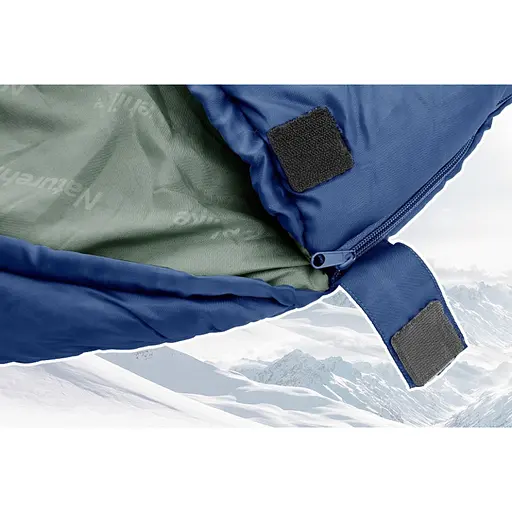 Спальник с капюшоном Naturehike MJ300 CNK2300SD014, темно-голубой - фото 8