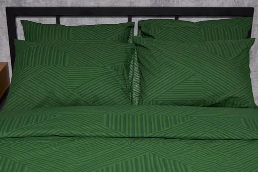 Комплект постільної білизни Moon&Star Бязь Gold Люкс Pickle King Size 220x240 наволочки 4х50х70 - фото 3