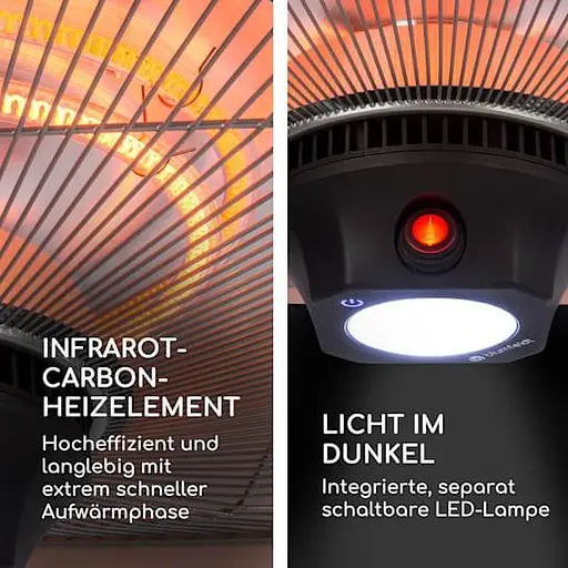 Інфрачервоний нагрівач Blumfeldt Heat Square 1000/2000 Вт (10035345) - фото 3