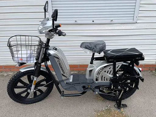 Електроскутер Двомісний Crosser E-Delta (1000W,60V,15Ah) Сірий - фото 3