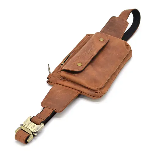 Шкіряна бананка Tarwa 24х15х3 см sum0025660 - фото 7