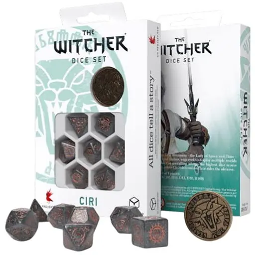 Набор кубиков The Witcher Dice Set. Ciri - Elder Blood , 7 шт. (SWCI04) - фото 1