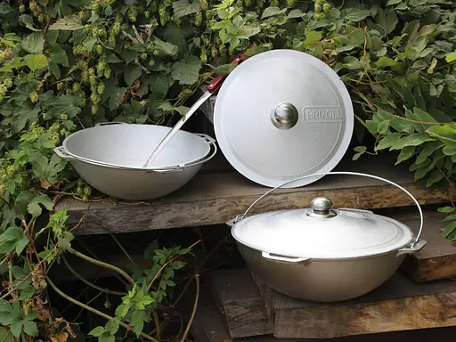 Казан алюмінієвий азіатський Brizoll 4 л з дужкою, кришкою та триногою - фото 4