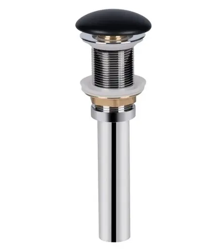 Комплект Qtap Tern: Раковина накладная прямоугольная 480х370х135 мм Matt Black + Донный клапан PU03 (QT172074MBMBN47300) - фото 5