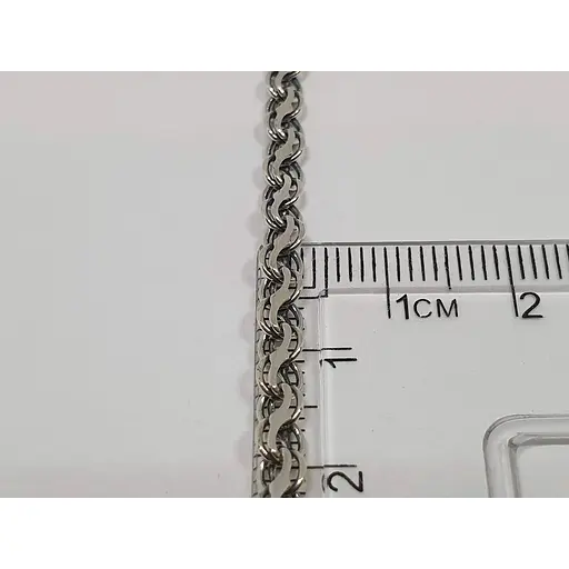 Серебряная цепочка Шишкова (Бисмарк). Л6-10-60Ч - фото 3