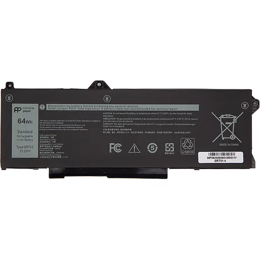 Аккумулятор PowerPlant для ноутбуков DELL Latitude 5421 (GRT01) 15.2V 4000mAh - фото 1