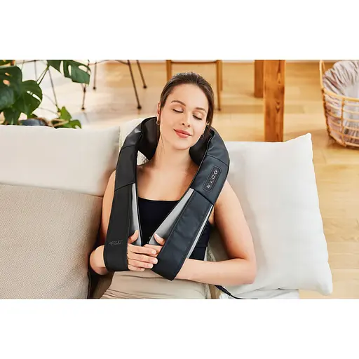 Накидка-масажер 4FIZJO Shiatsu Pro+ для шиї та спини 4FJ0564 Black/Grey (P-5907739319067) - фото 16