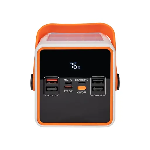 Повербанк 90000mAh Power Bank Kraft KPB-2490FCL White 22.5W QC3.0 LED-ліхтар (43-00071) - фото 3