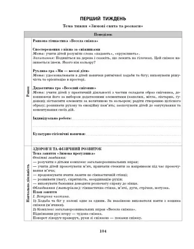 Розгорнутий календарний план. Зима. Ранній вік. Сучасна дошкільна освіта - фото 12