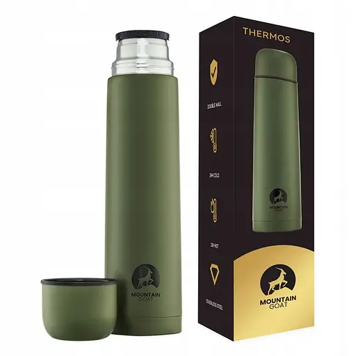 Термос Mountain Goat 1 л Navy Green (P-5907739315779) - фото 1