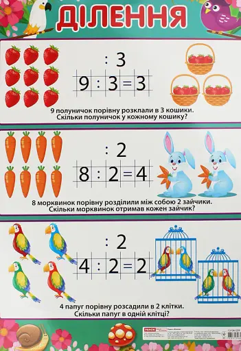 Плакат. Ділення