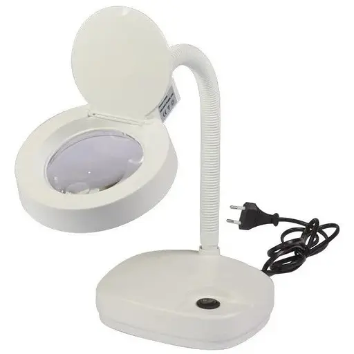 Лампа-лупа ZD 11W 3-8X увеличение диаметр 90 мм - фото 1