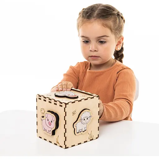 Кубик-сортер GoodPlay Ферма (CUB-4-007) - фото 9