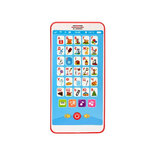 Детский развивающий Телефон Limo Toy M 3674, 33 стишка Красный - фото 1