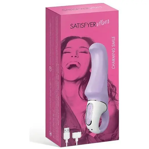 Вибратор Satisfyer Vibes Charming Smile Гибкий стел для точной G-Spot стимуляции 12 режимов - фото 6