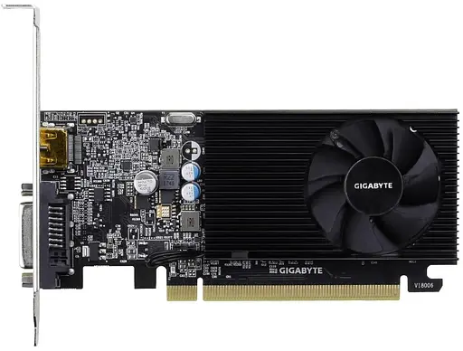 Видеокарта Gigabyte GT 1030 2GB (GV-N1030D4-2GL) (GDDR4, 64 bit, PCI-E 3.0 x16) - фото 1