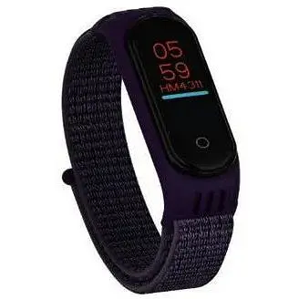 Ремінець Nylon Mi Band 5/6 Deep Violet (19) - фото 1