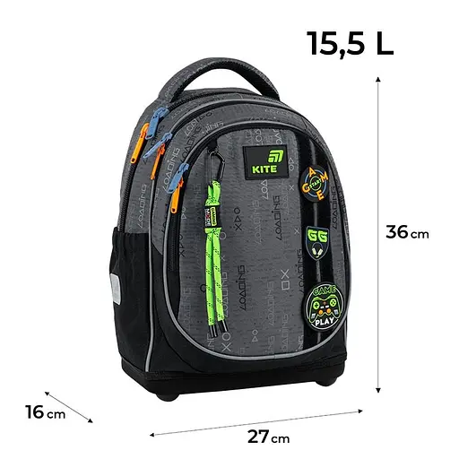 Шкільний рюкзак Kite Education Good Game (K26-724S-2) - фото 20