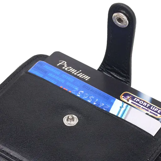 Кожаный кошелек Canpellini 10.8х8.5х2 см acs0025071 - фото 3