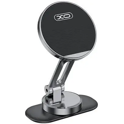 Автодержатель XO C150 Magnetic 360° вращающийся держатель с металлической основой Черный - фото 1