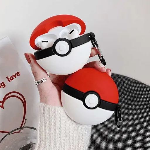 Силіконовий футляр Cartoons&Heroes для навушників AirPods 3 + карабін Покебол - фото 3