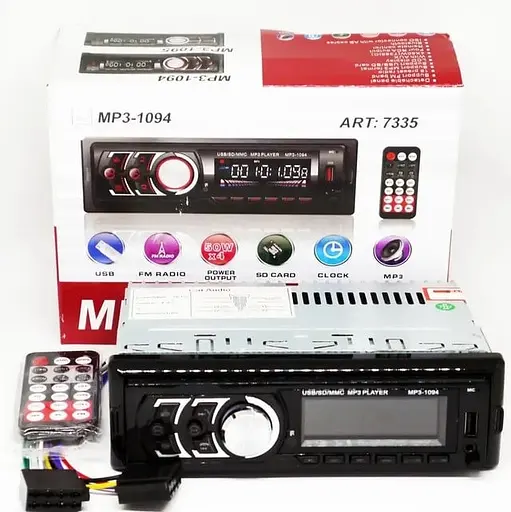 Штатная автомагнитола MP3 1094 BT с Bluetooth 1DIN - фото 6