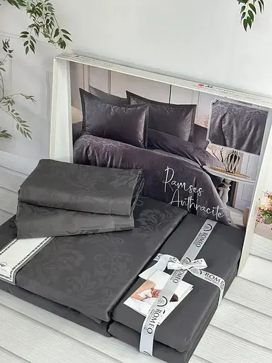 Постільна білизна Ramses Grey Жаккард Romeo Home pbe0051806 - фото 1