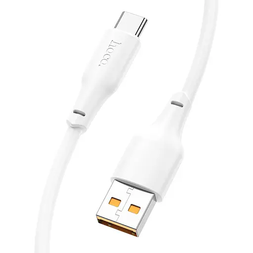 Дата кабель Hoco X93 Force USB to Type-C 27W (1m) White - фото 4