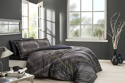 Постільна білизна Blake Blue Сатин-Digital Tac pbe0050973 - фото 1