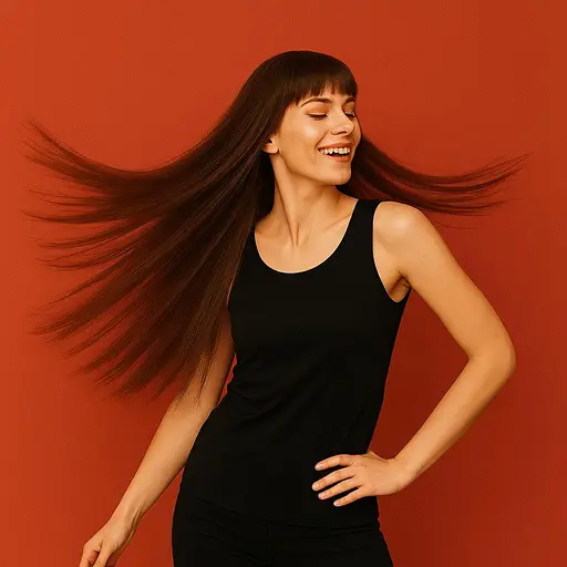 Парик аниме прямые волосы 70 см длинная челка женская каштановая