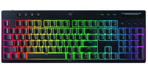 Клавіатура Razer BlackWidow V4 Low-Profile Green switch (RZ03-05270100-R3M1) - фото 1