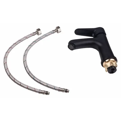 Змішувач для раковини Lidz (BLA)-14 43 001F Чорний матовий - фото 6