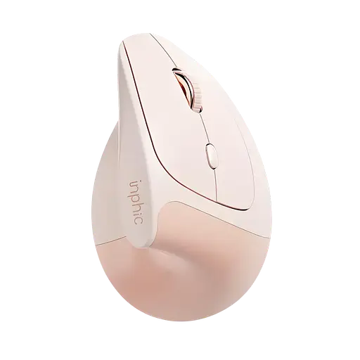 Вертикальна миша INPHIC X9 Pink - фото 1