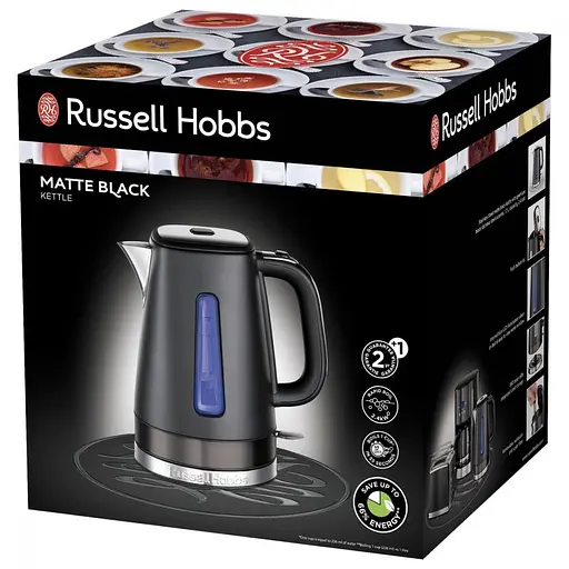 Электрочайник Russell Hobbs Matte Black 26140-70 - фото 2