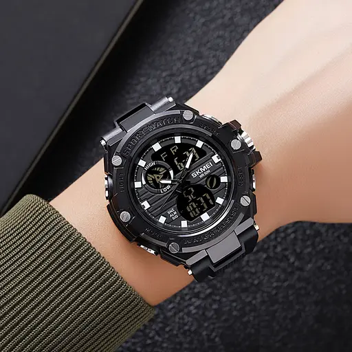 Наручний годинник чоловічий 2119BK Black Skmei acs0030265 - фото 4