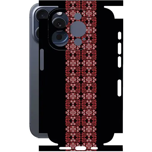 Захисна плівка StatusSKIN для Apple iPhone 15 Pro Корпус Вініл Вишиванка 2 - фото 1