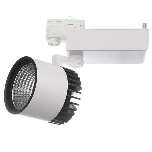 Светильник трековый поворотный LED 418/38W NW COB WH Brille L105-015 - фото 2