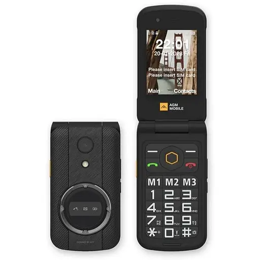 Мобильный телефон AGM M8 Flip russian keyboard Black (1094)