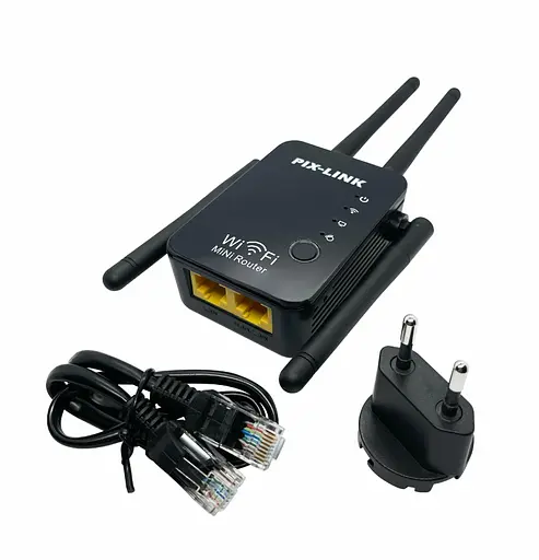 Ретранслятор-маршрутизатор Pix-Link X300R4 300Мбит/с 2.4 ГГц Черный (XNRWSW020403W 5542) - фото 5