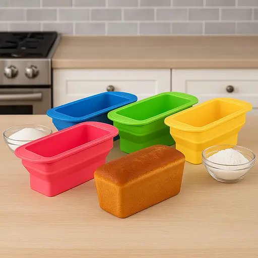 Форма для випікання хліба силіконова 29.5х12.3х11 см, Profsil Синій 87149 - фото 3