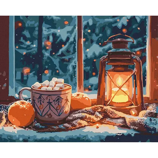 Картина за номерами на підрамнику Brushme Затишний вечір