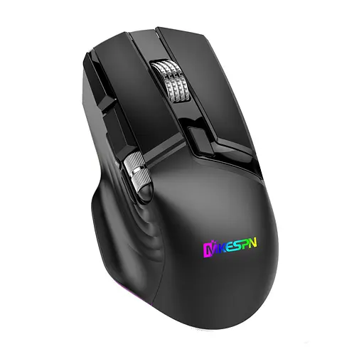 Компьютерная мышь MiKESPN W13 E-Sports беспроводная игровая с аккумулятором и подсветкой Bluetooth/Wireless Black