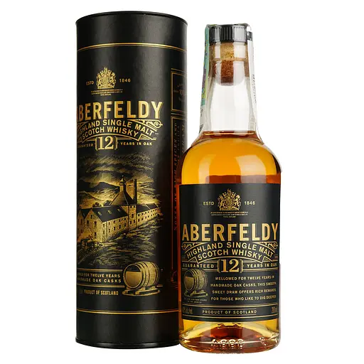 Віскі Aberfeldy 12 Year Old GB 40% 0.2 л в подарунковій упаковці
