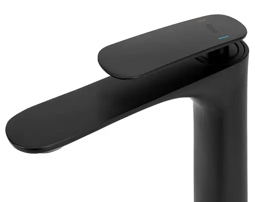 Змішувач для умивальника Rea Berg низький black REA-B2038 Чорний матовий - фото 5