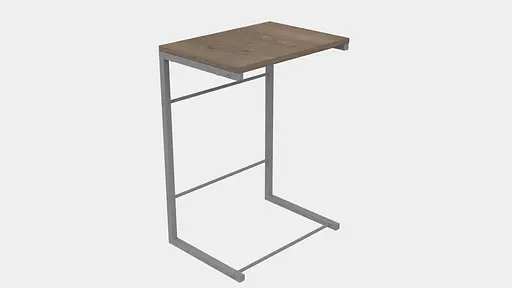 Столик Терри Ferrum-decor 650x440x330 Серый металл ДСП Дуб Сонома Трюфель 16 мм (FRD-104666) - фото 4