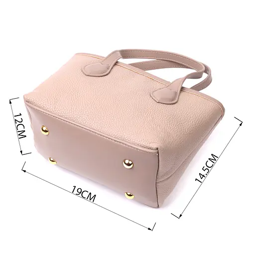 Женская сумка Vintage с двумя ручками из натуральной кожи 19х14.5х12 см sum0028988 - фото 3