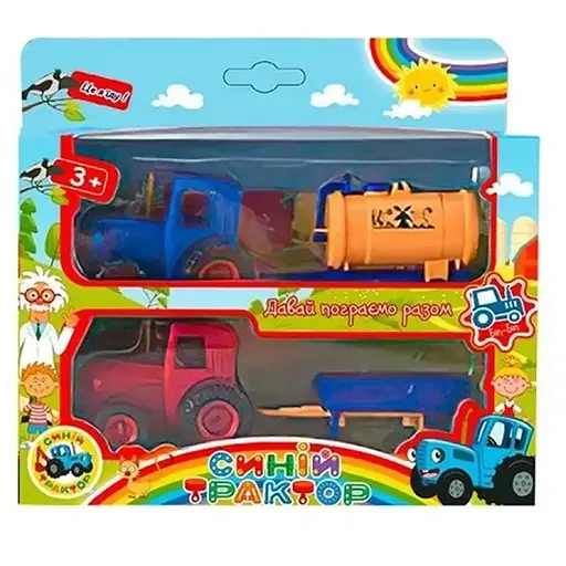 Набір тракторів Синій Трактор, 28495, 2 шт. (В асортименті) - фото 2
